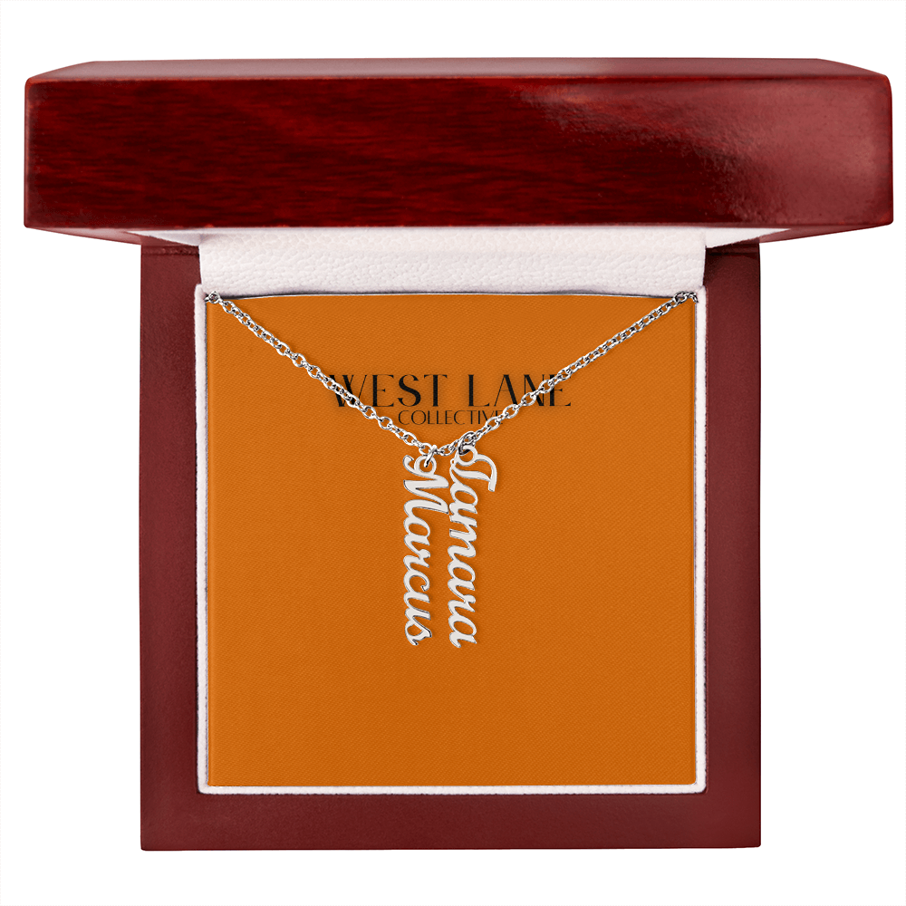 Vertical Name Necklace